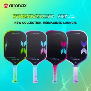 Arronax THUNDER 10 Gen 4 Foam Core Carbon Fiber Pickleball Paddle -- 16mm